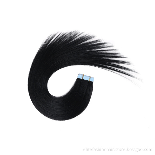 Factory Direct Tape In Hair Extensions remy Double Drawn Human Virgin Hair Extensions In Natural Color
